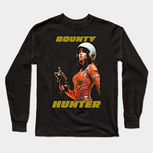 Bounty Hunter, Space Woman Long Sleeve T-Shirt